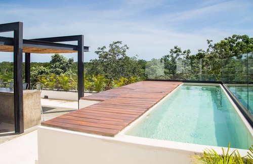 Tulum Apartment | ÁLAMO ★NEW★ Luxury Jungle Suite w Mayan Pool