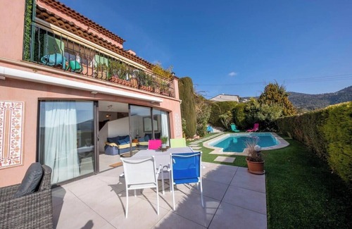 Tourrette-Levens Villa | 06C-Villa for 8 persons with pool near Nice
