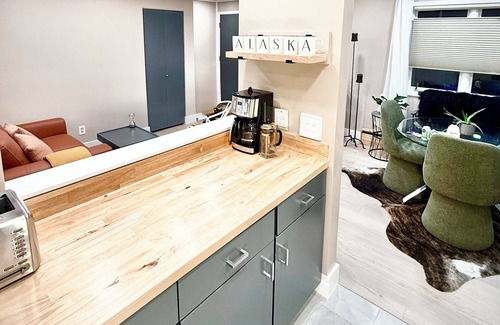 Turnagain Apartment | 1 bd - Creekside Setting in Desirable Neighborhood - Heated Garage
