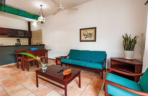 Kotu Apartment | 1 Bedroom Apartments | kitchen | Free Wifi | Daily Cleaning | AC | Cable | Pool