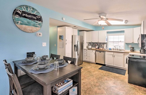 Surfside Beach House | 1 Block to Surfside Beach: Home w/Deck!
