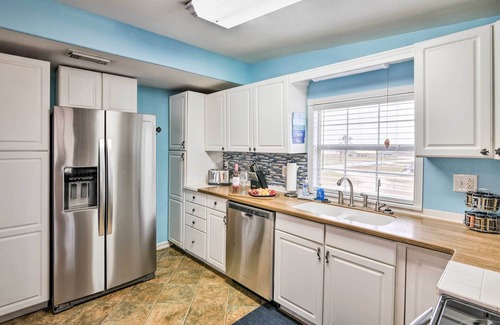 Surfside Beach House | 1 Block to Surfside Beach: Home w/Deck!