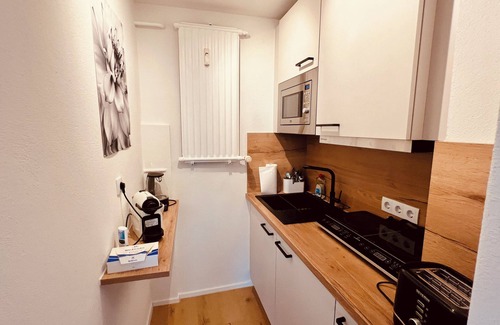 Offenbach am Main Apartment | 1 Zimmer Wohnung Nahe Sanaklinikum Balkon Netflix