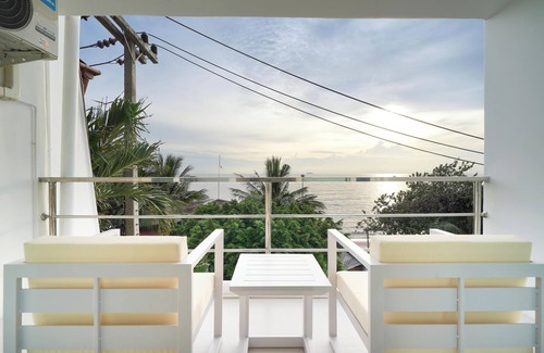 Na Chom Thian House | 10 bedrooms beachfront luxury pool villa sea view rooftop
