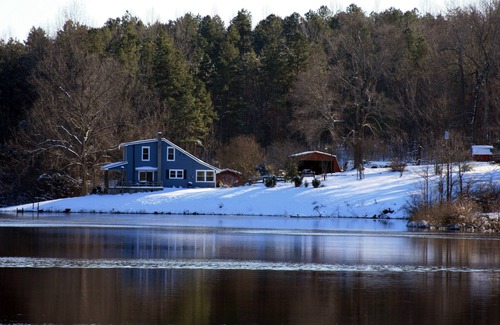 Alton Cottage | 10 minutes from VIR. Great bass fishing! Rustic cottage on large private pond.