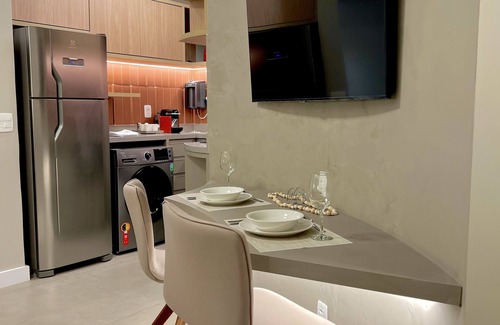 Jardins Apartment | 1001 - Rentaqui Paulista Apartment Dimond Blue Wall Street