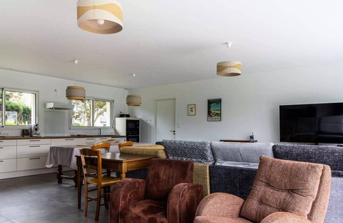 Pleherel-Plage-Vieux-Bourg Villa | 101 - House 4p 1km from the beach of Les Sables-D'or.