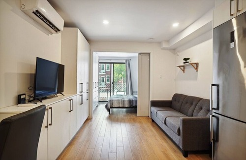 Hochelaga-Maisonneuve Apartment | #122 Spacious, AC, Great Location with Balcony