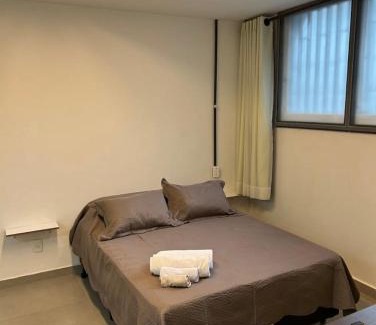 Funcionarios Apartment | 13 Studio completo, perto TRT, Smartfit, Life Center, cozinha