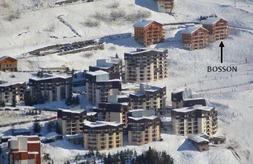 Les Menuires Apartment | 150m from shops, floor -3, balcony, tv, ski locker, 35m², Les Menuires