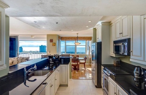 Pelican Bay Condo | 16th Floor Pelican Bay Condo - Amazing Gulf and Clam Bay views!