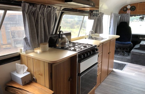 Halls Gap House | 1968 Bedford bus, rustic & relaxing for glampers