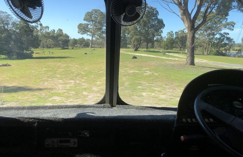 Halls Gap House | 1968 Bedford bus, rustic & relaxing for glampers