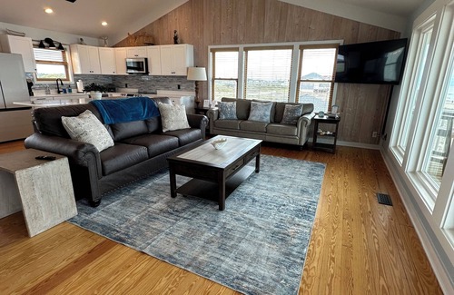 North Topsail Beach House | 1st Row, Ocean Front House with amazing views, hot tub, elevator and gameroom.