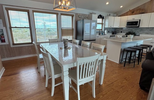 North Topsail Beach House | 1st Row, Ocean Front House with amazing views, hot tub, elevator and gameroom.