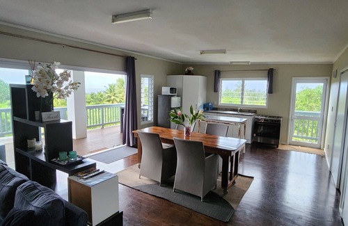 Avarua House | 2 bdrm home with private pool, ocean views & great outdoor BBQ space.