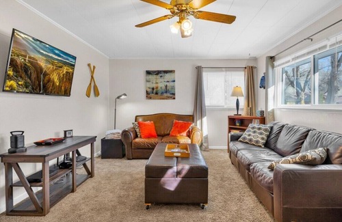 Canon City House | 2 bedroom, 1 bath, with additional sofa sleeper, dog friendly w. fee, Foosball Table, quiet neighborhood