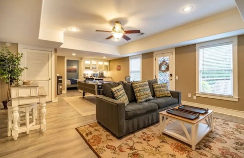 Canton Apartment | 2 King Beds, Outdoor Fireplace and Air Hockey