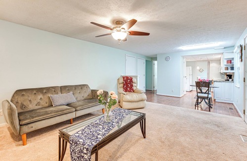 Riverside House | 2 Mi to Dtwn: Private Fire Pit at Dublin Home!