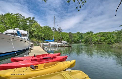 California House | 2 Mi to Lighthouse Waterfront Home with Dock!