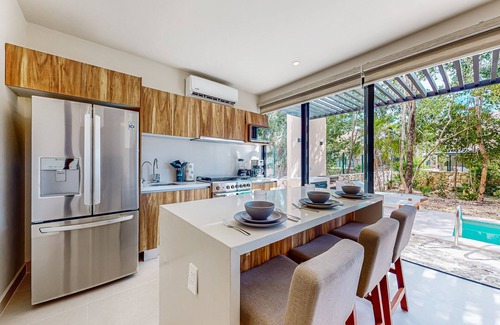 Tulum House | 2-story resort home near cenotes with private outdoor pool, patio, terrace, gym