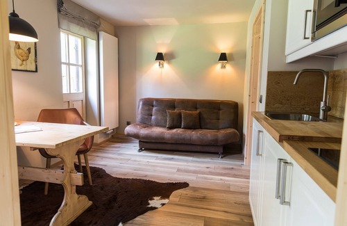 Entfelden Apartment | (2) Zwei-Raum-Ferienwohnung 30 qm, Dusche/WC, Küche, Terrasse u. Garten