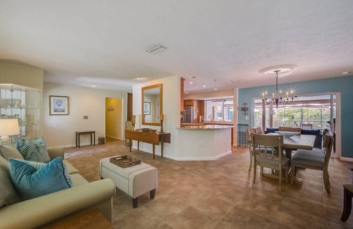 Whitfield House | 20% Off Monthly stays! Escape to Coastal Sol: Private Pool, Hot Tub, Pet-Friendly & Sleeps 6-8