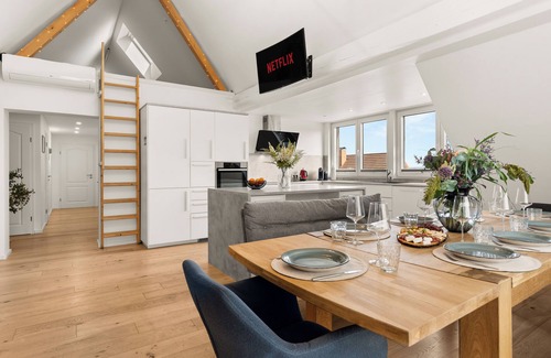 Schauenburg House | 212 m² FeelGood holiday home with 2 apartments, garden, terrace, grill & sauna!
