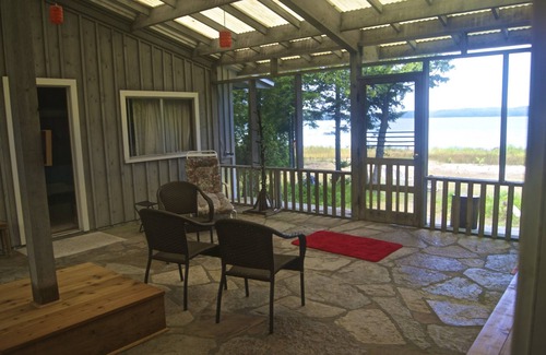 East Jordan Cottage | 250 feet of sandy beach on Lake Charlevoix
