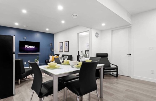 Southwest Edmonton Condo | 2BR Bsmt Suite Retreat near Airport & Trails | AC