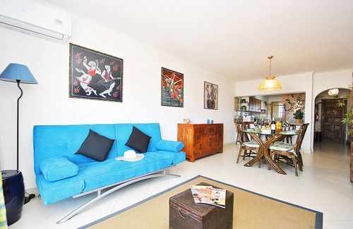 Areias de Sao Joao Apartment | 2BR w/Pool & Balcony, 10min Walk to Oura Beach