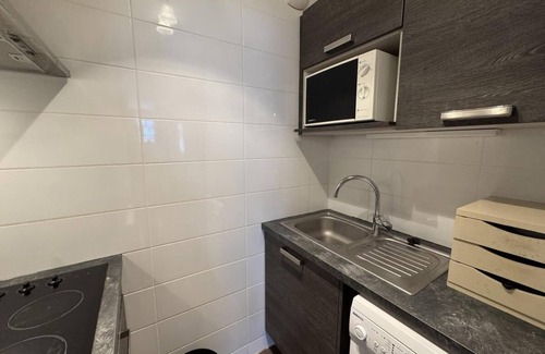Saint-Chaffrey Apartment | 2nd floor, balcony, parking, tv, ski locker, 31m², Serre Chevalier