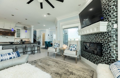 Beachside Village House | 2nd Row Dog Friendly Home w/Gulf views, 2 Decks, Screened Area
