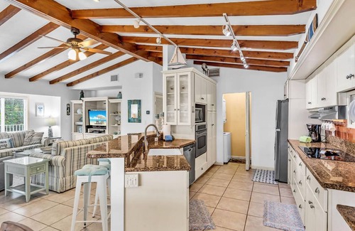 Marathon House | 3/2 home, private pool & dock, screened patio, parking, hot tub, amazing views!