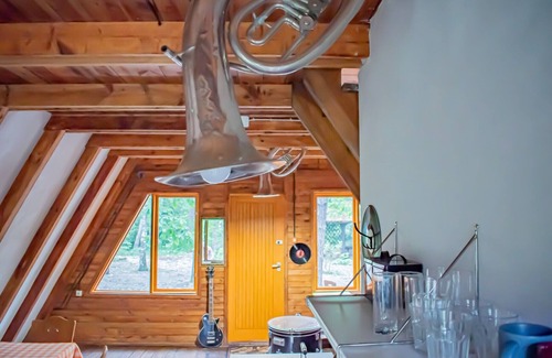 Wilga Cabin | 3 A-shaped cottages in a beautiful forest 1 hr drive from Warsaw