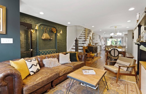 Newbold House | 3-bedroom Character Filled Row Home in Philly a block from the Park
