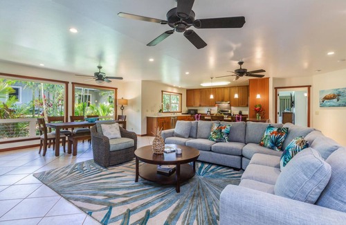 Princeville House | 3 bedroom newly renovated Princeville Home Sleeps 8 with A/C in Each Bedroom