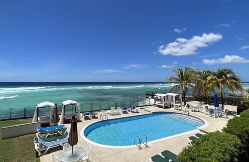 Saint Lawrence Apartment | 3 Bedroom Waterfront Condo - Walk out to pool.