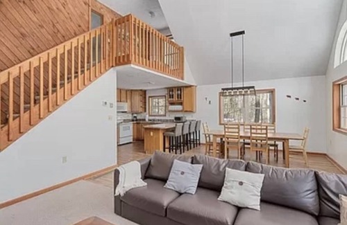 Locust Lake Village House | 3-level home w/open floor plan, hot tub & golf cart access - near everything!