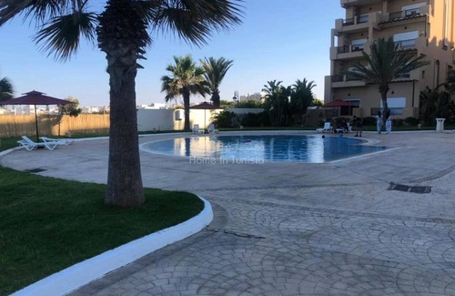Chott Mariem Apartment | 3 room waterfront apartment with swimming pool