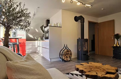 Lichtenstein Apartment | 3 rooms quiet and chic with wood-burning stove, Swabian Alb - eBike rental possible