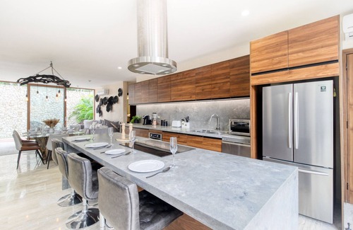 Tulum House | 3-story condo with private plunge pool, balcony, exercise room, and AC