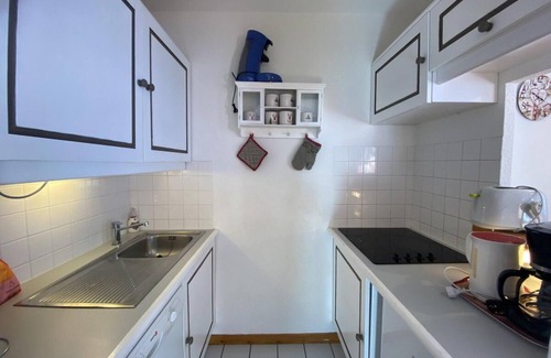 La Perriere Apartment | 300m from resort center, Ground floor, view mountain, balcony, tv, ski locker, 37m², La Tania