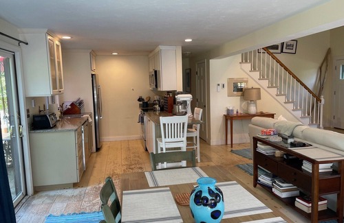 Eel Point House | 3B/2.5b Home Steps to Nature Preserve & 40th Pole Beach! Fenced Yard. Dogs OK!