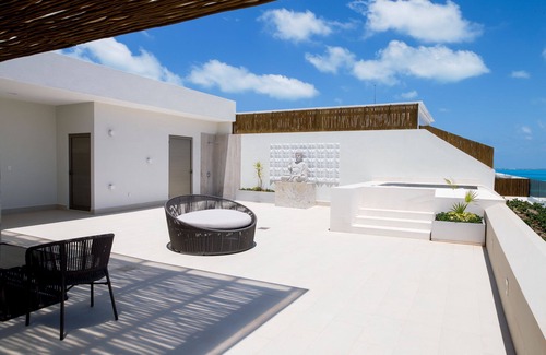 Playa Mujeres Condo | 3BR Luxury Modern Loft w/Private Rooftop Jacuzzi at Garza Blanca Resort & Spa