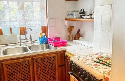Vieux Fort Apartment | 4 bedroom A/C guest apartment for max 8 persons at Villa Caribbean Dream