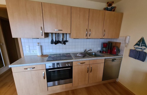 Norddeich Apartment | 4* "FeWo Meeresblick am Sandstrand"-2 bedrooms- balcony-2nd floor-50 meters to the beach