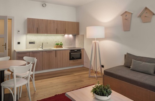 Petrska ctvrt Apartment | 4 Trees Apartments by Adrez Living