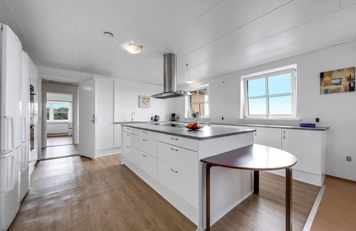 Oddesund Syd House | 40-person holiday home, with large pool area and panoramic views of the.