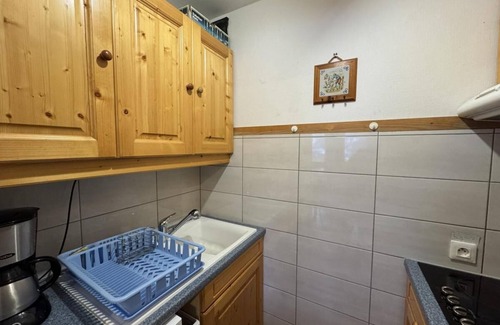 Saint-Chaffrey Apartment | 4th floor, view mountain, balcony, parking, tv, ski locker, 41m², Serre Chevalier